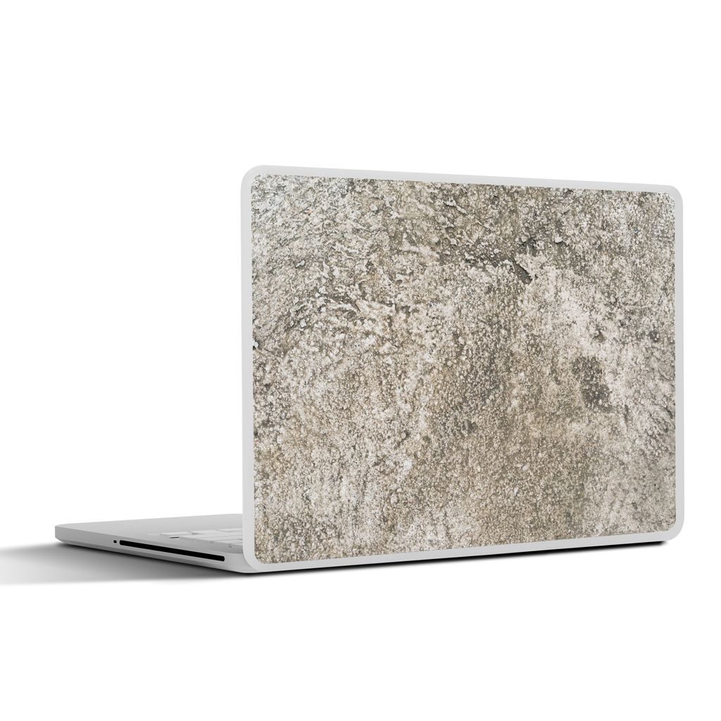 MuchoWow Laptop Aufkleber Sticker Cover Zement - Antik - Beton - Grau 30x21 cm - Sticker für Laptop - Selbstklebend