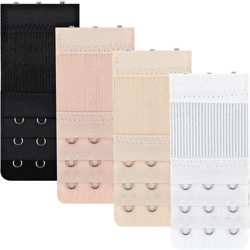 Bh Verlängerung 4 Stück, Elastisch Mit 3 Haken Und 3 Produktbild 