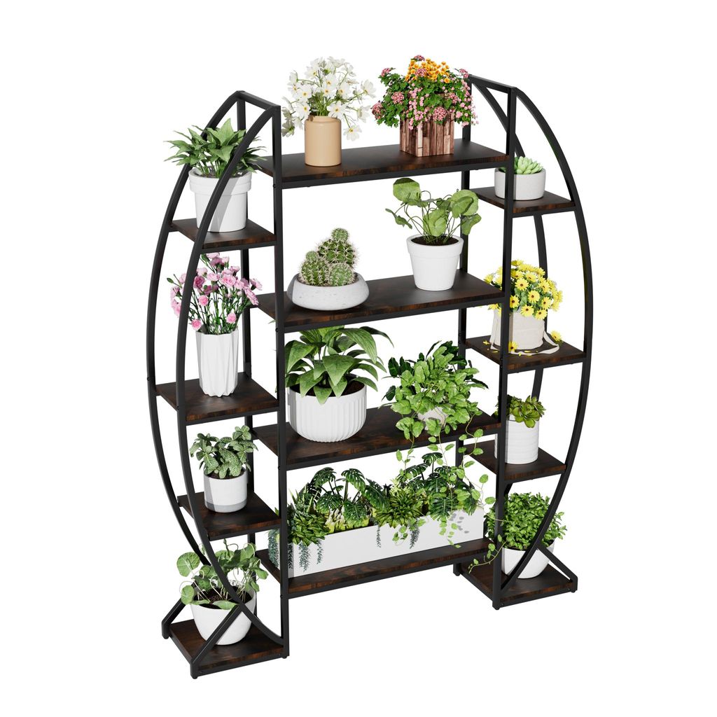FATIVO Support à plantes 8 étages, étagère à fleurs 178 cm Image du produit 