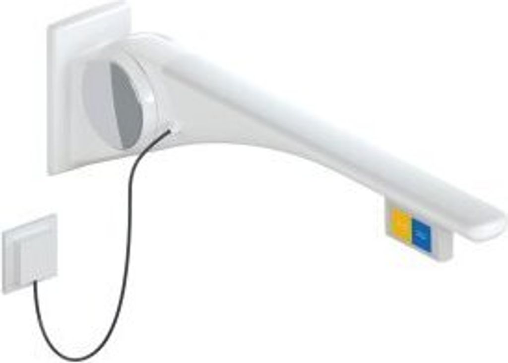 HEWI 802.50.43260 GU Stützklappgriff Basic,900 mm,links