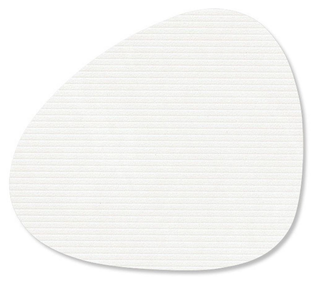 LIND DNA Corduroy Tischset Curve S pure white 24x28cm