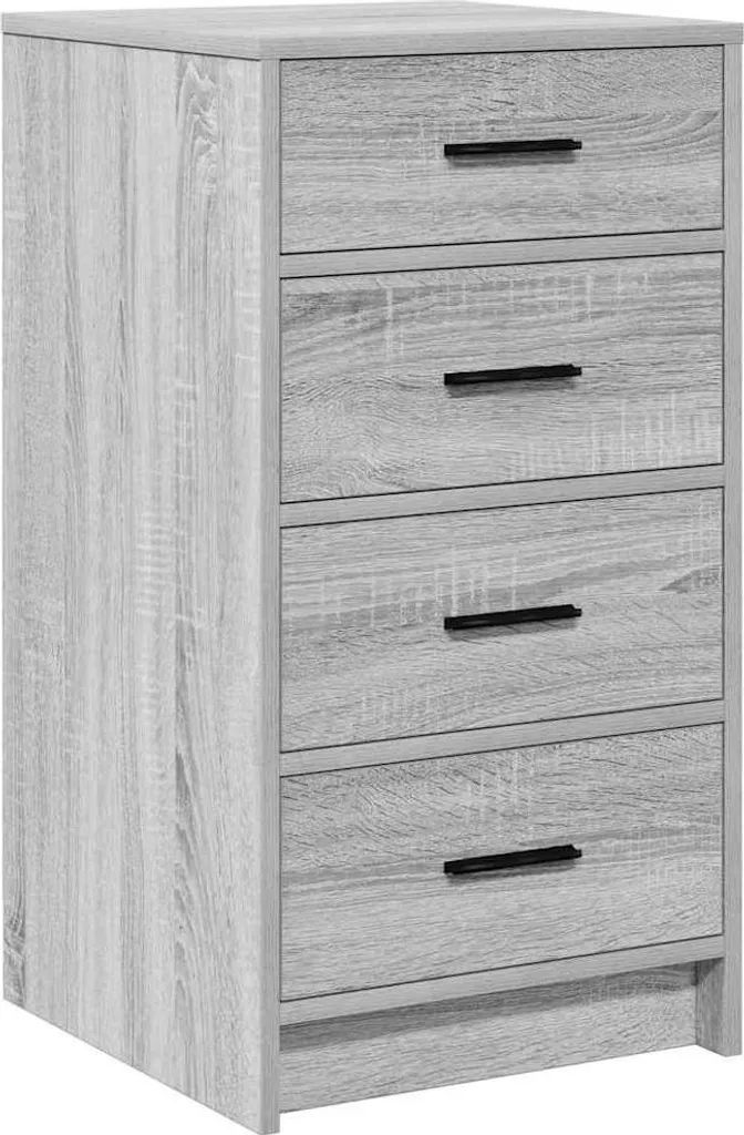 Mobile Buffet Grigio Sonoma 40 cm - Credenza Moderna in Legno