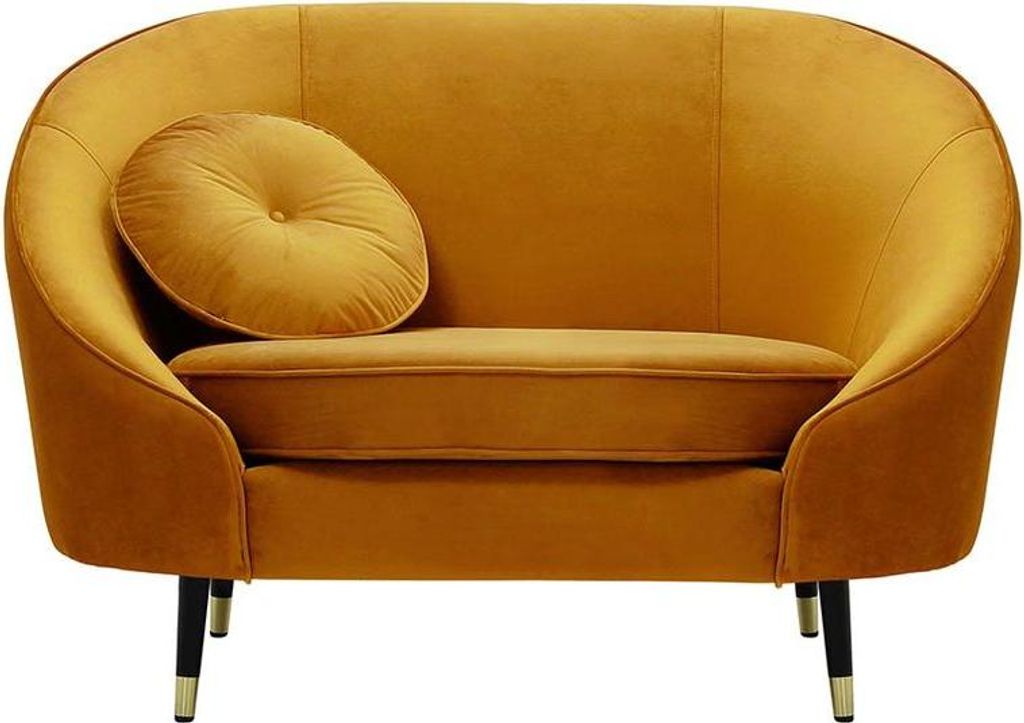 Sessel Kooper-Velluto 8-Standard piping-brass