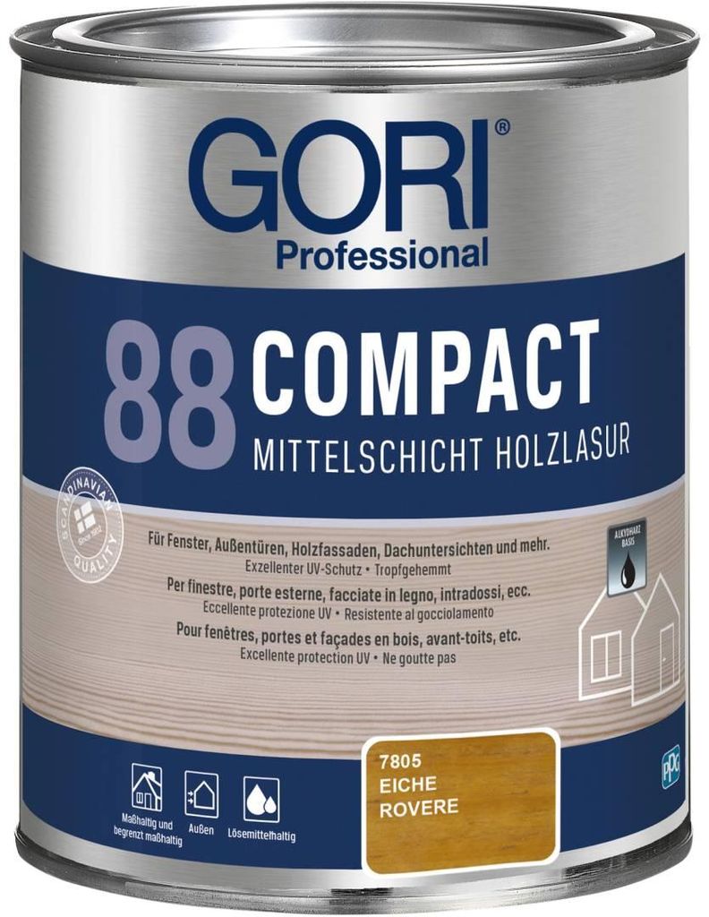 GORI Professional 88 COMPACT, Mittelschicht-Holzlasur, Produktbild 