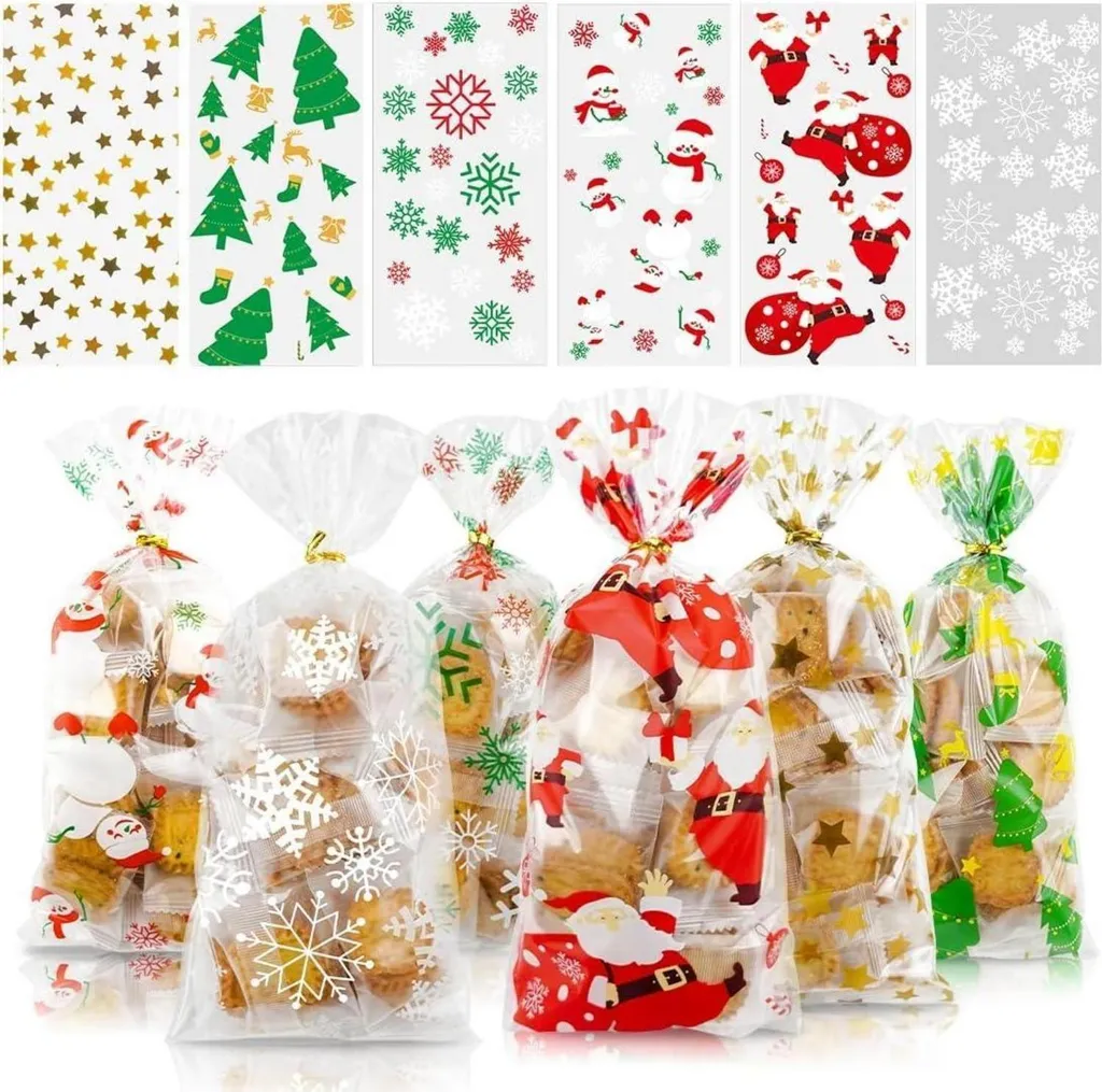Emballage de Noël pour Cadeaux Gourmands et Friandises Faits Maison