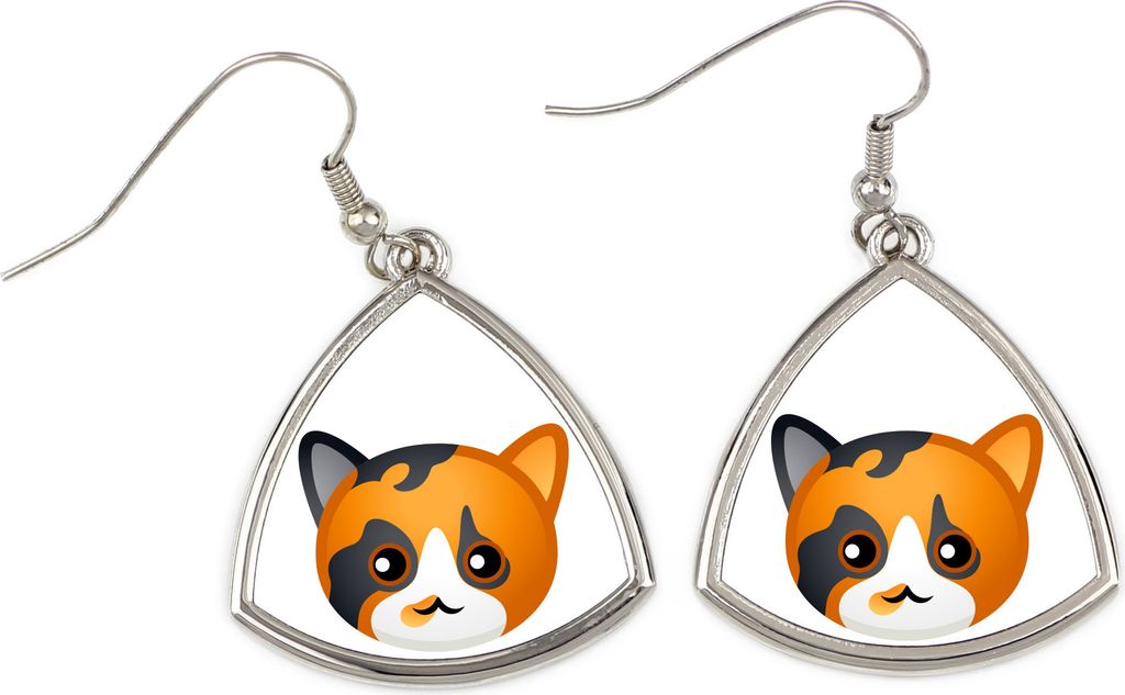 Schildpatt - elegante Metall-Ohrringe als Geschenk der Marke Art-Dog