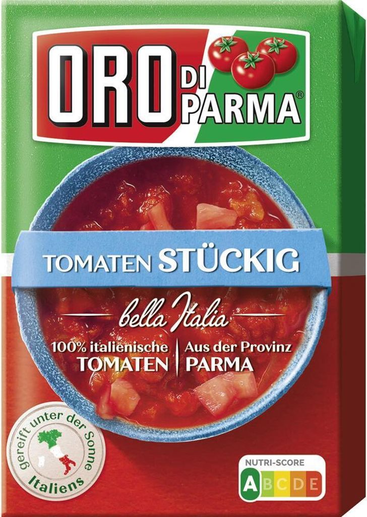 Hengstenberg Oro di Parma Tomaten stückig und geschält Produktbild 