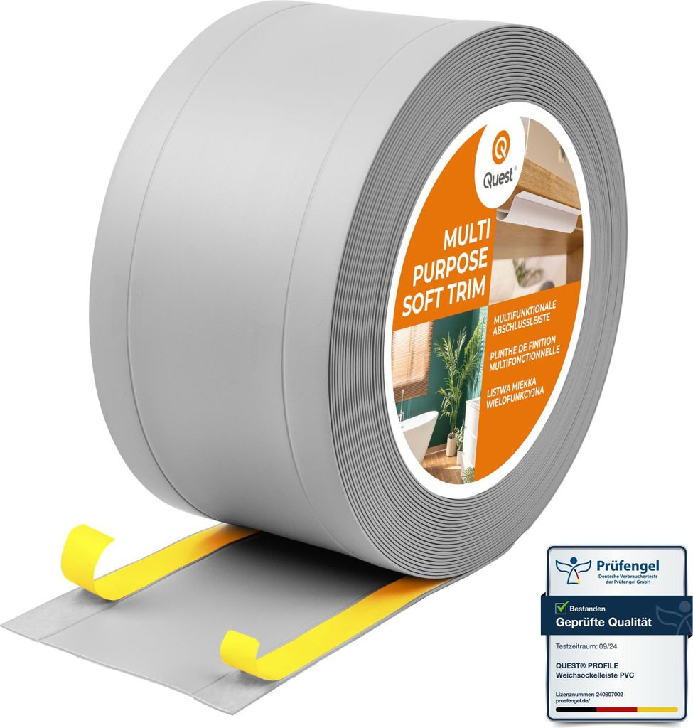 QUEST Plinthe multifonctionnelle en PVC 1x95mm, 5m 6in1 – Obrázek produktu 