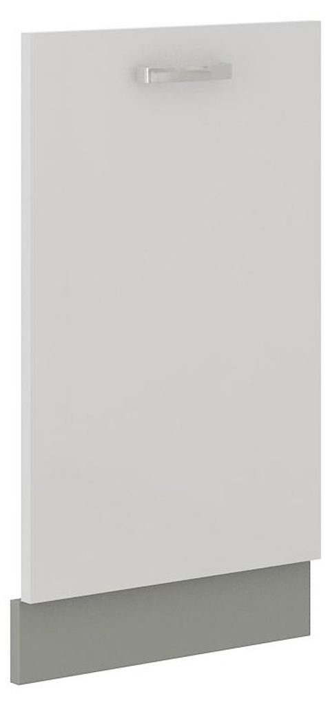ULLERIKE Einbau-Geschirrspülertür - 45x72 cm, weiß / grau Produktbild 