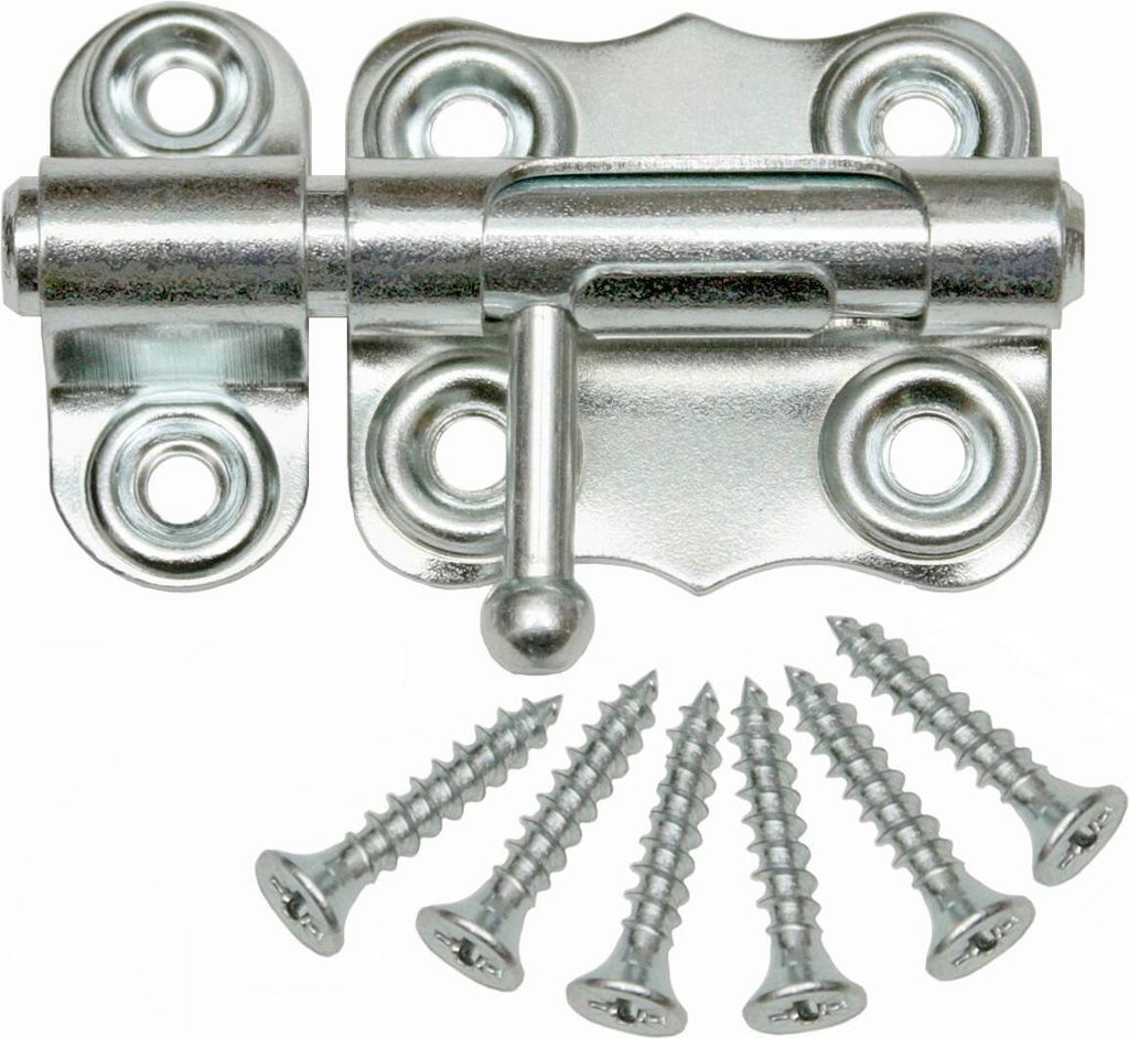 2 Bolzenriegel Schloßriegel Türriegel  Schubriegel 40 mm Produktbild 