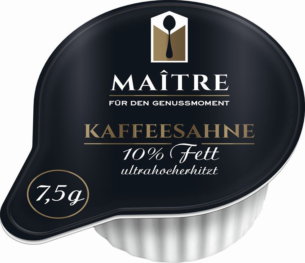 Maitre Kaffeesahne 10 % – 240 Portionen à 7,5 g