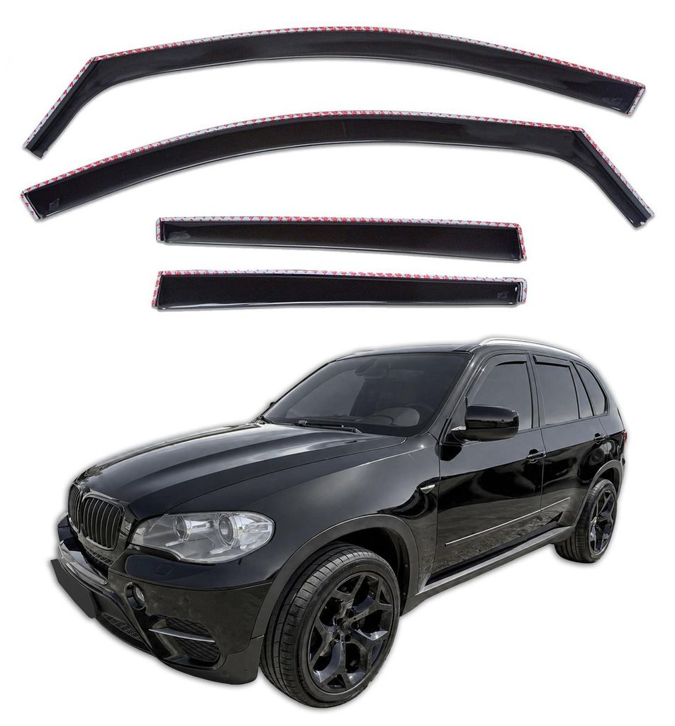 GP Deflektor Ofuky oken pro  Bmw X5 E70 2007-2011 4ks Obrázek produktu 