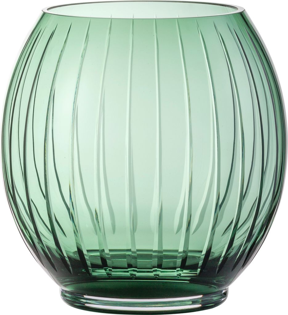 Zwiesel 2 Stück a 1 Stck. VASE SIGNUM 190 SMOKY GREEN 122251 + Geschenk handmade