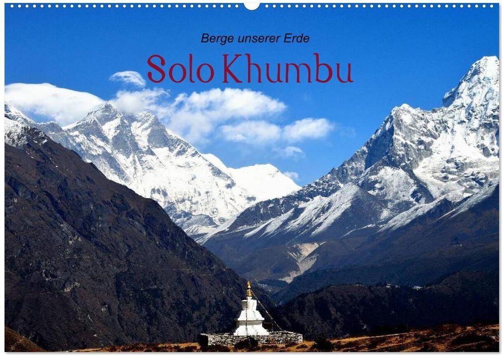 Solo Khumbu (Wandkalender 2026 DIN A2 quer), CALVENDO Monatskalender