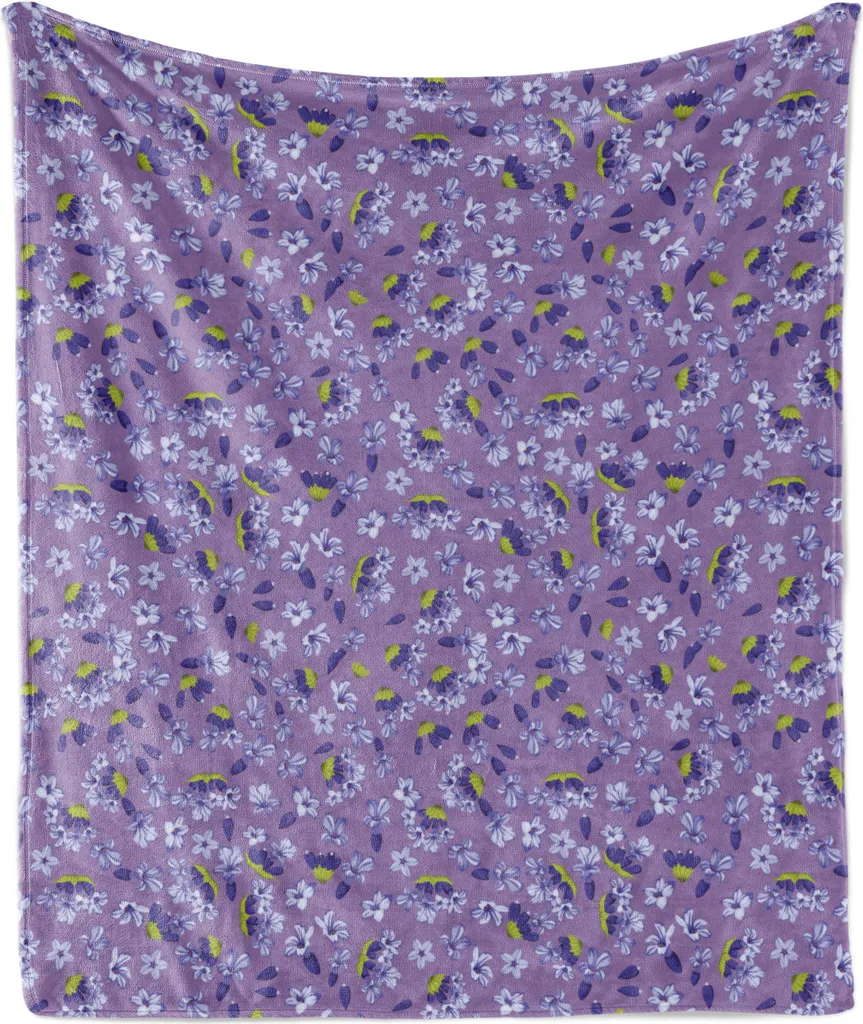 Coperta Pile Flanella ABAKUHAUS 175x230 cm Lavanda - Acquista Online