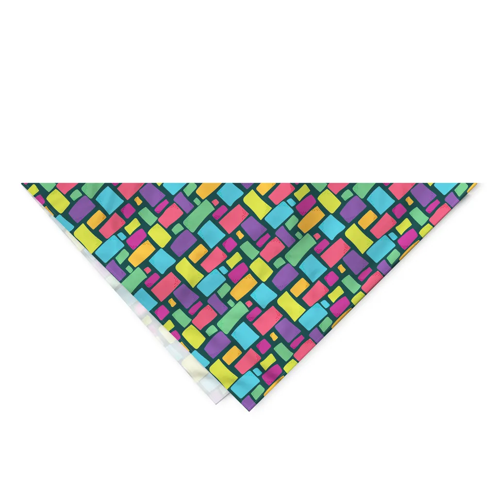 ABAKUHAUS Bandana Cane 55x55 Geometrica Pebble - Prezzo Shock! - 2