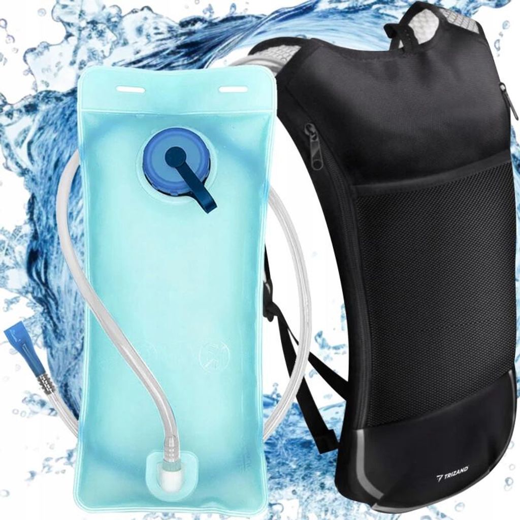 Rucksack mit Wasserblase - Grau 23489 Produktbild 