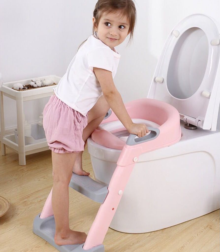 Baby-Töpfchen-Toilettensitz mit Treppe