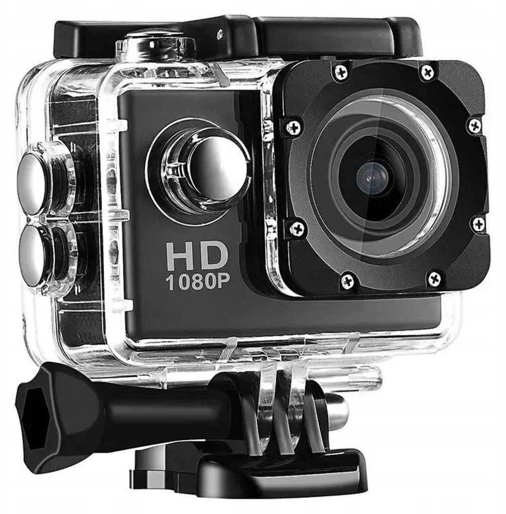 1080P Full Hd 2" Sportkamera Zubehör Wasserdichtes Gehäuse Produktbild 