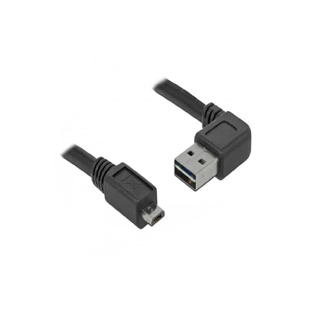 Delock Kabel EASY USB 2.0-A 90° gewinkelt > Micro-B Stecker 3m