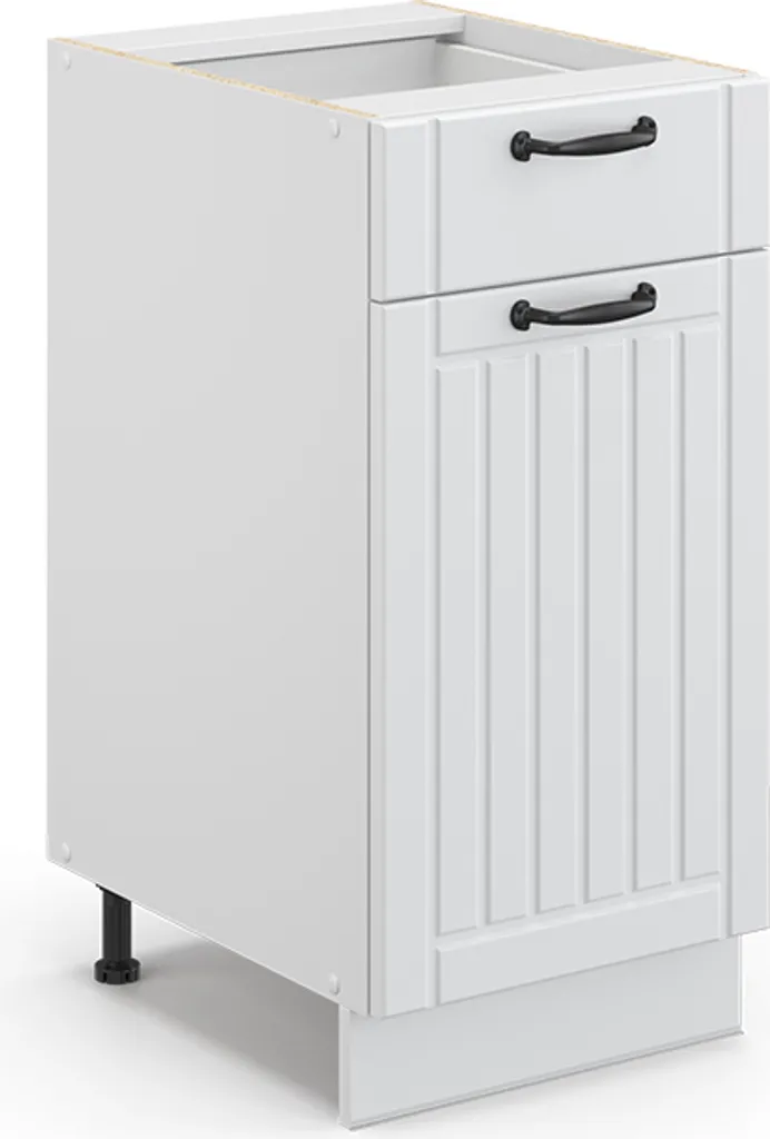 Mobile Cucina Bianco Country Vicco Fame-Line 40 cm - Arredo Shabby