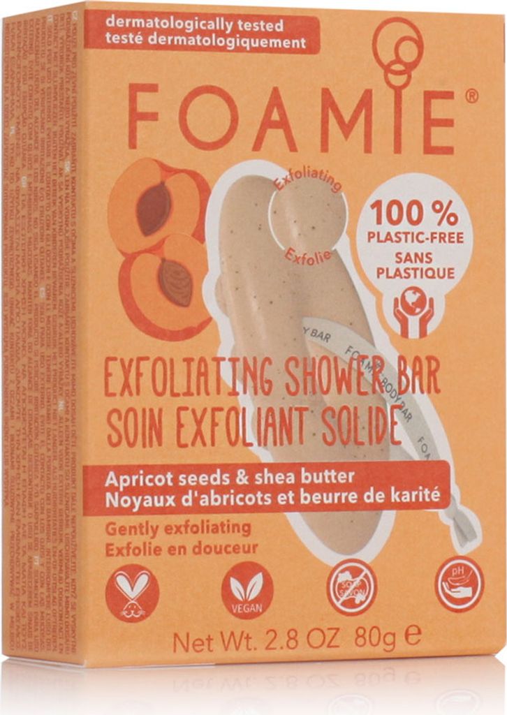 Foamie Shower Body Bar More Than a Peeling - Apricot Seeds Produktbild 