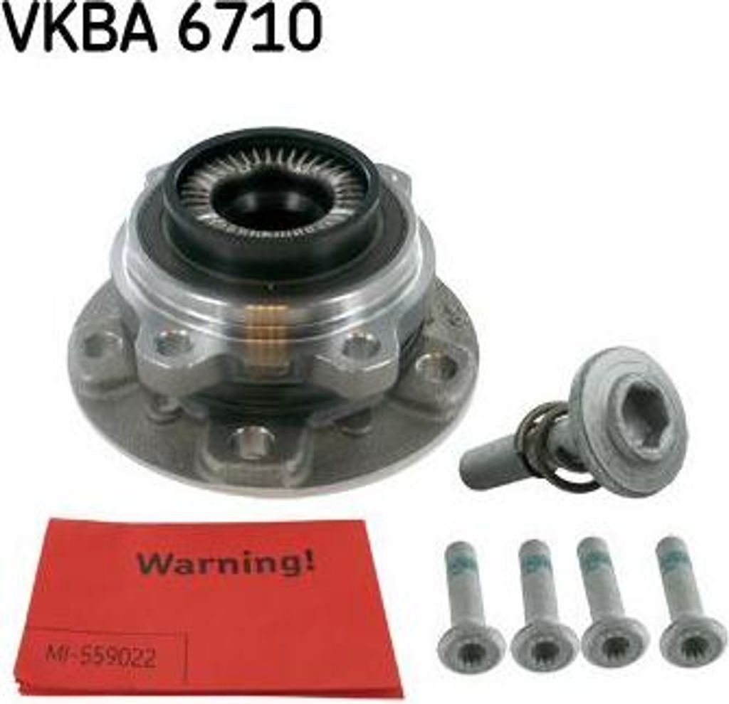 SKF VKBA 6710 Radlagersatz OE 31206777757 kompatibel mit 7er F01, 5er F10, 6er F12, 6er F13, 6er F06, X3, 5er F07, 5er F11, X4
