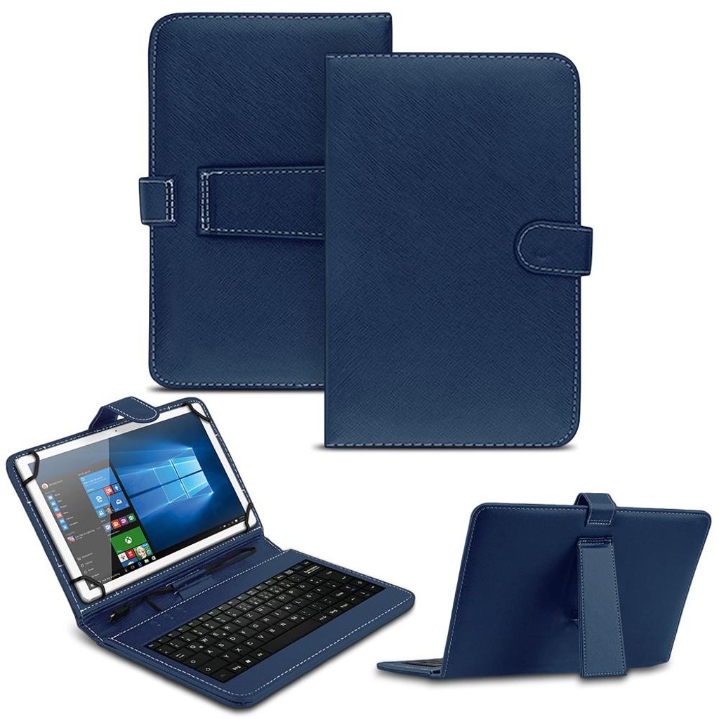Tastatur Tasche für Google Pixel Tablet 11 2023 Tablet Hülle QWERTZ SchutzhülleFarben:Blau