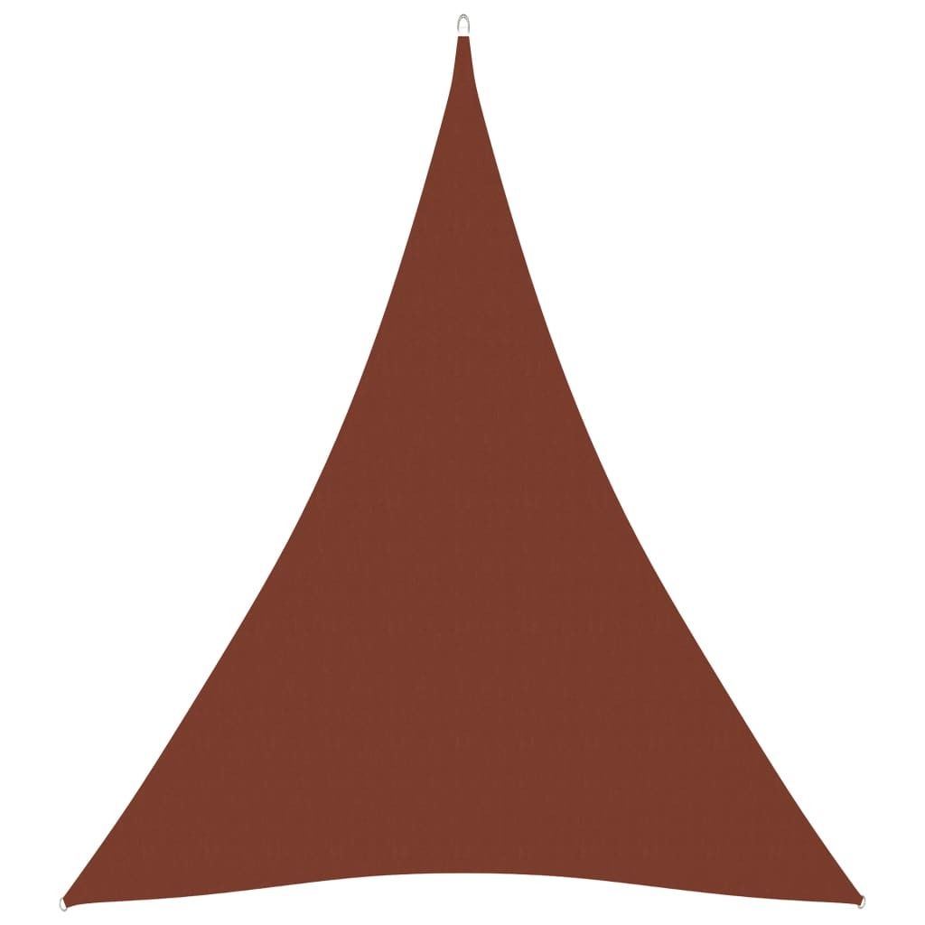 Sonnensegel Oxford-Gewebe Dreieckig 4x5x5 m Terrakotta-Rot