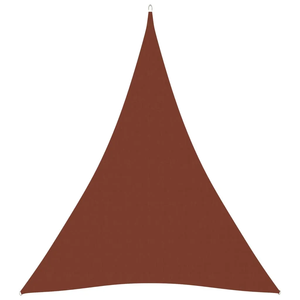 Tenda da Sole a Vela 4x5x5m Rosso Terracotta: Vela in Oxford Impermeabile