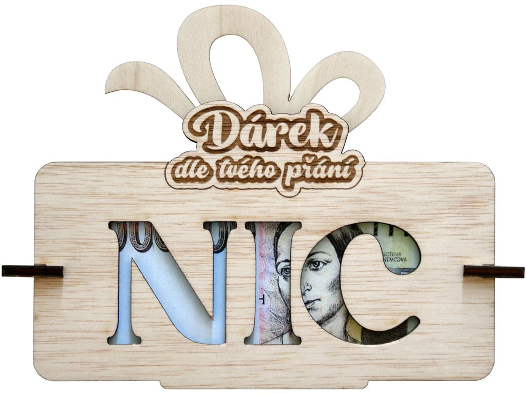 Tabulka na peníze - Nic Obrázek produktu 1
