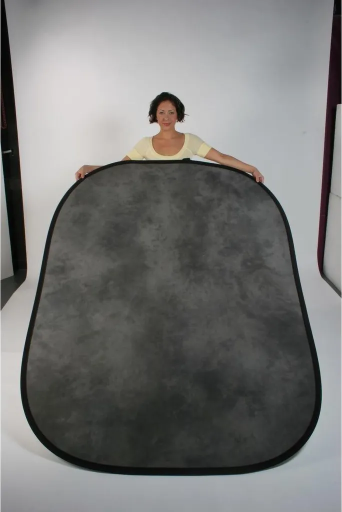Fond de studio pliable sans pli Lastolite LL LB5921 noir blanc