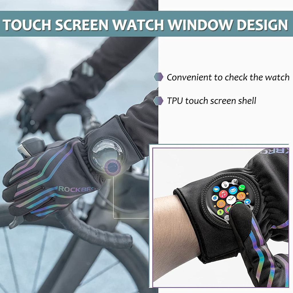 ROCKBROS Herren Fahrradjacke L Elastisch Atmungsaktiv