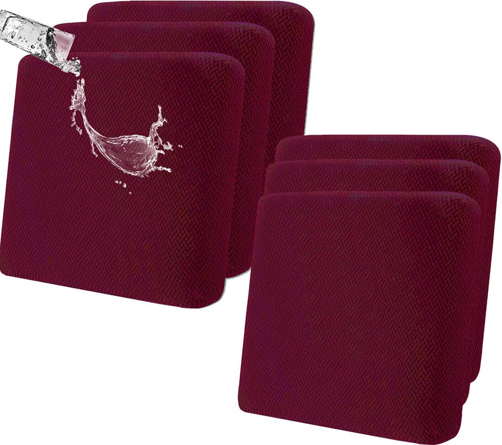 6 Stück Wasserdicht Sofa Sitzkissenbezüge, Stretch Sofa Produktbild 