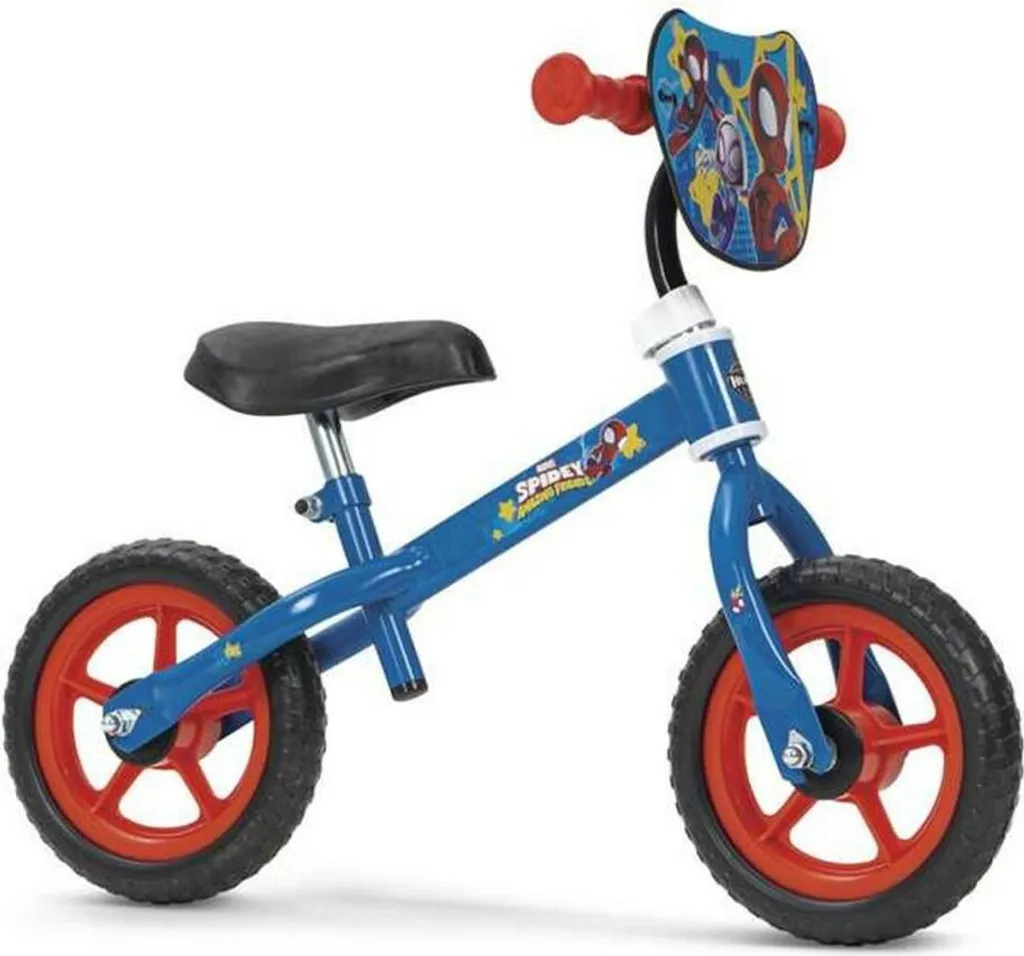 Vélo 10 pouces Spiderman sans pédales avec pneus EVA increvables