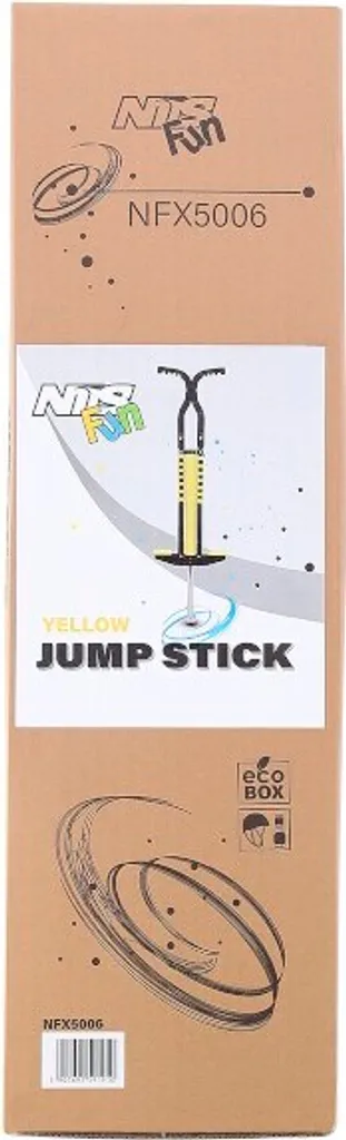 Barre de Saut NILS Fun NFX5006 Jaune avec Support Stable et Durable - 9