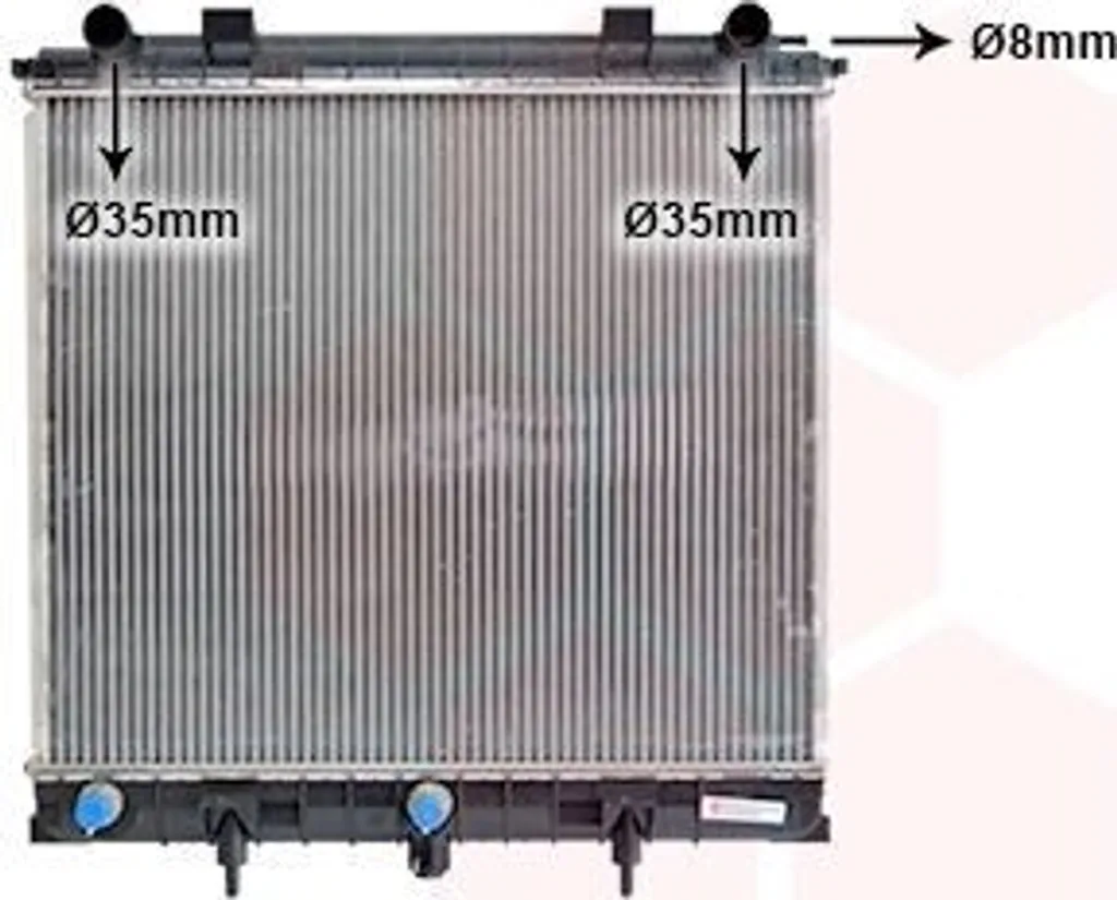 Radiateur à eau pour Land Rover Range Rover II P38A - Circuit Moteur