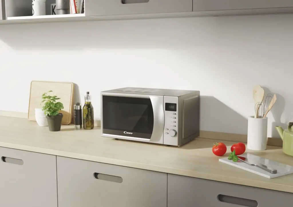 Micro-ondes Gril 20L Candy CMG2071DS Argenté Haute Efficacité 700W - 6