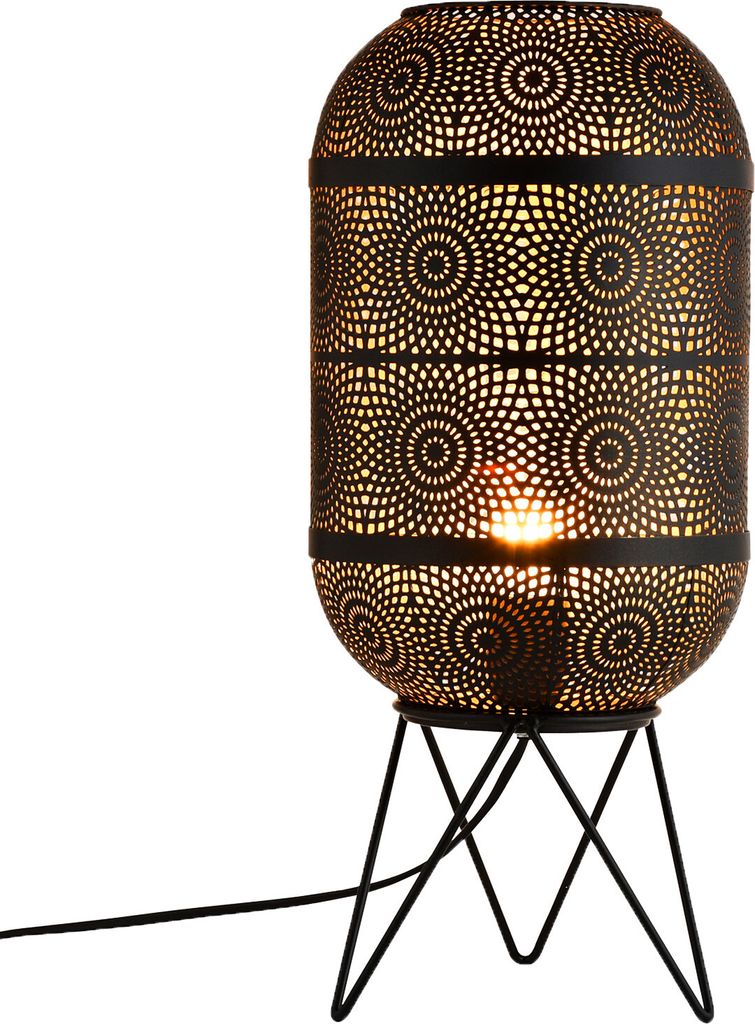 Marrakesch Tischlampe Nachttischlampe 45cm groß | Aesthetic Deko Lampe Stehlampe im Wohnzimmer Schlafzimmer oder Kinderzimmer | Moderne Tischleuch...