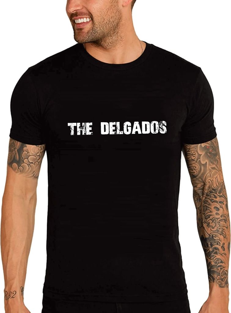 Herren Grafik T-Shirt Die Delgados – The Delgados – Öko-Verantwortlich Vintage Jahrgang Kurzarm Lustige Druck Geburtstag Geschenk Mann