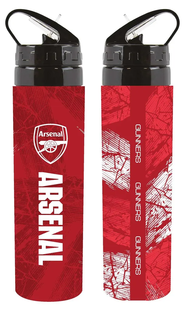 Gourde aluminium Arsenal FC 750ml - Bouteille sport rouge officiel
