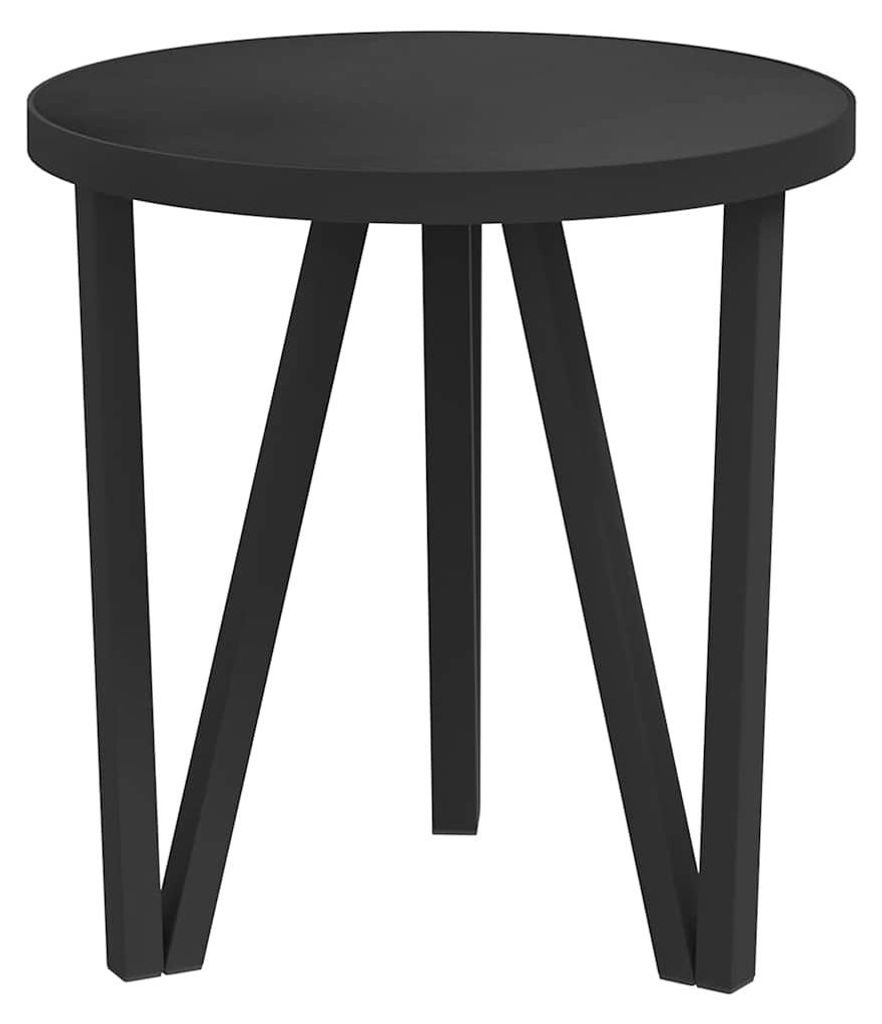 vidaXL Boční stolek černý Ø35 cm MDF Obrázek produktu 