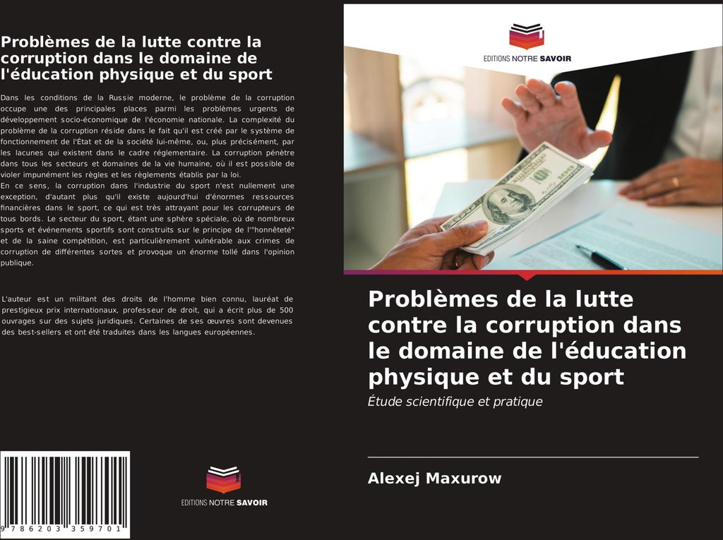 Problèmes de la lutte contre la corruption dans le domaine de l'éducation physique et du sport