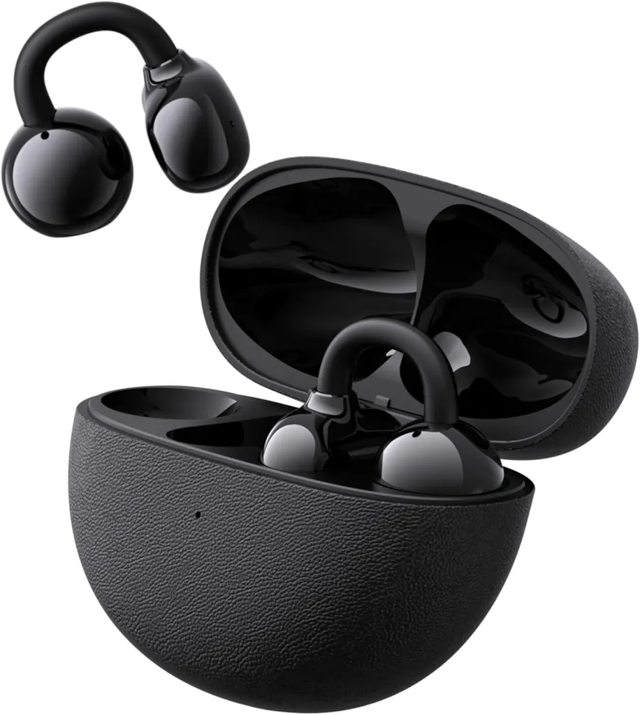 Bluetooth-Kopfhörer 5.4, 32H Autonomie, Surround-Sound, starker Bass, kabellose Earbuds mit 2 Mikrofonen für klare Anrufe Dual-Chip-System