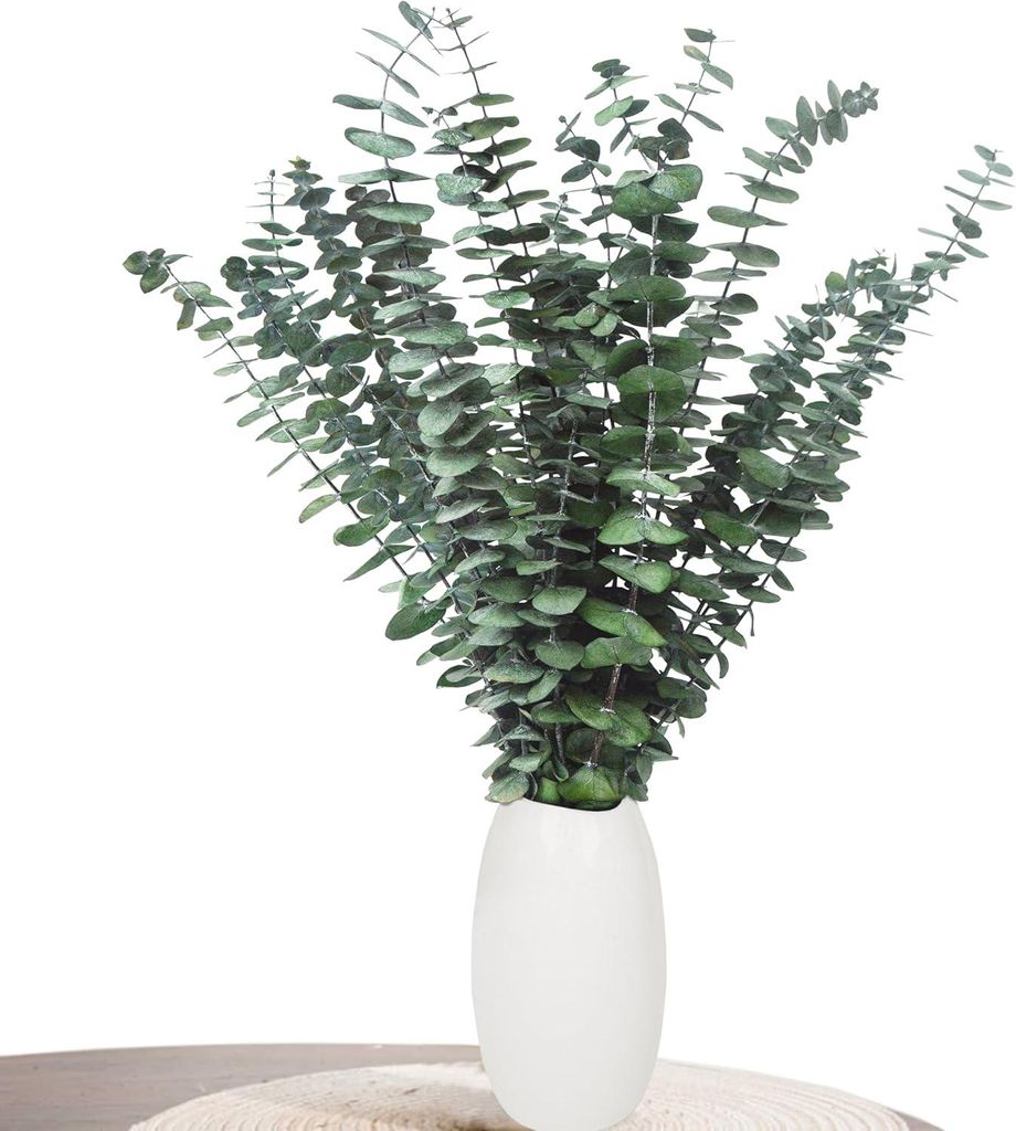Eukalyptus-Dekoration – 20 Stück getrockneter Eukalyptus (43 cm und länger), getrockneter Eukalyptus für Dekorationen, Hochzeiten, Wohnaccesso...