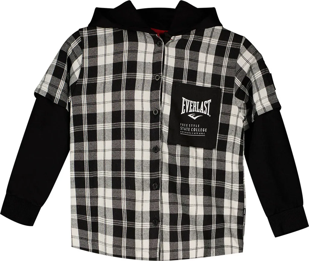 Everlast Pull Zippé Gris pour Ado de 12 Ans - Sweat Sport LFS FW