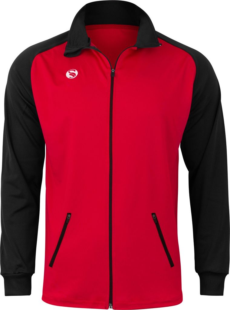 Stark Soul Tracksuit Jacket, Full Zipper -WARM UP- ,Trainingsjacket, long sleeve - Rot - Gr: XXL