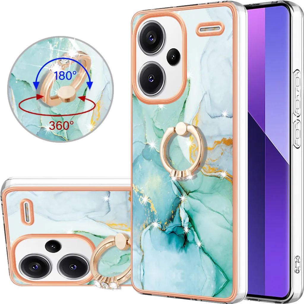 Cover Marmo Luxury per Redmi Note 13 Pro+ 5G - Design Caffè Brown