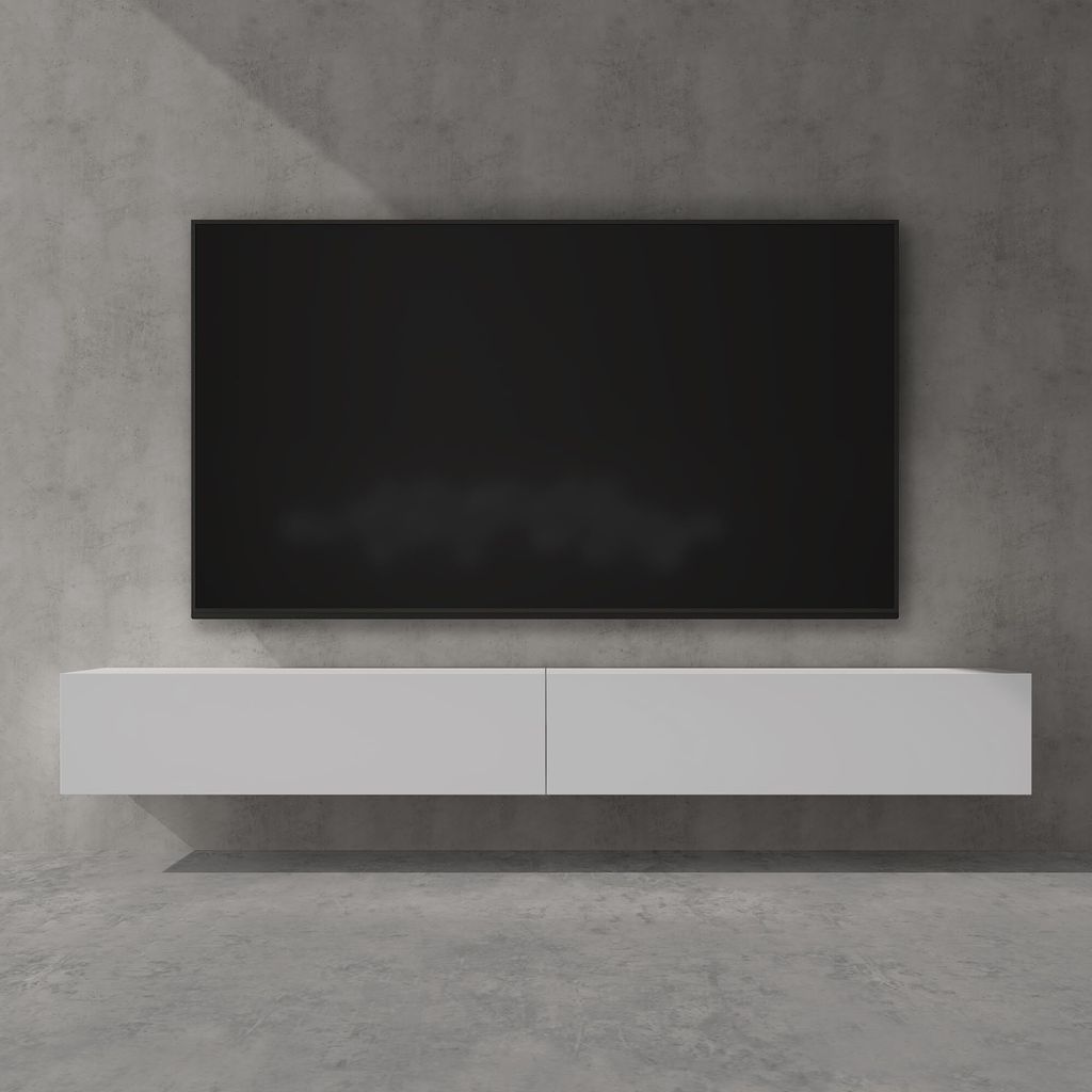 doporro TV Lowboard hängend Fernsehschrank Wohnzimmer | Produktbild 