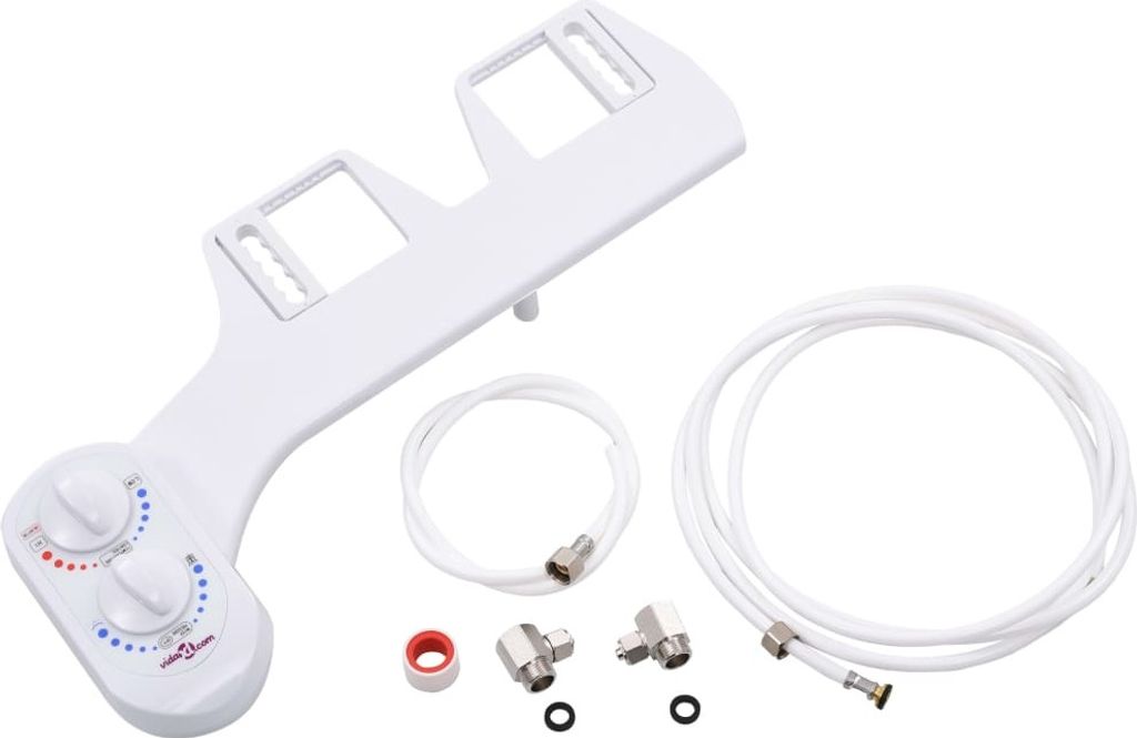 vidaXL Attacco bidet per sedile WC Acqua calda e fredda Immagine del prodotto 